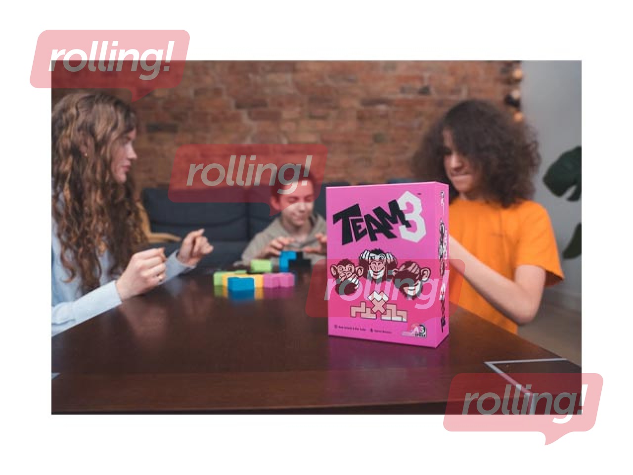 Spēle TEAM3, rozā