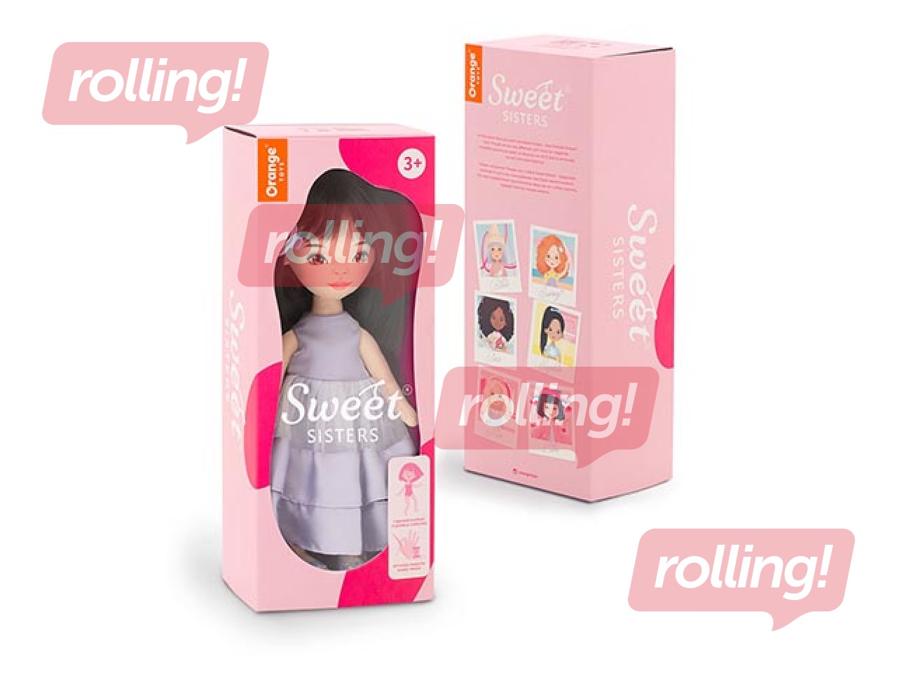 Sweet Sisters lelle Lilu, violetā kleitā, 32cm