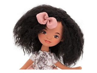 Sweet Sisters lelle Tīna rozā kleitā ar fliteriem, 32 cm