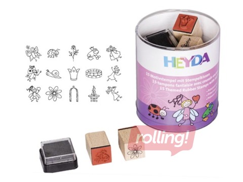 Dekoratīvo zīmogu komplekts, Princeses un Fejas