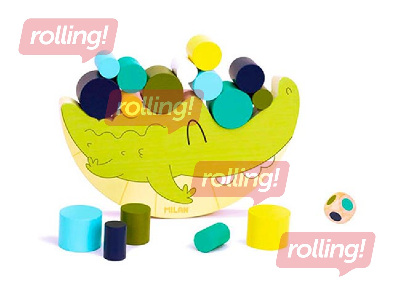 Attīstošā Milan koka rotaļlieta – Coco Balance