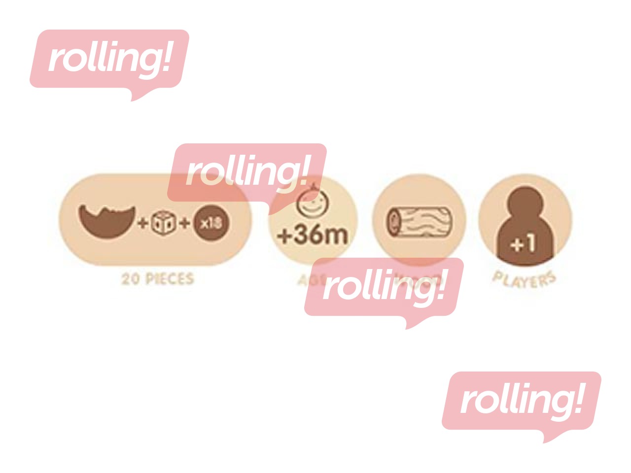 Attīstošā Milan koka rotaļlieta – Coco Balance