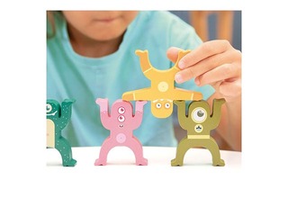 Attīstošā Milan koka rotaļlieta – Citplanētiešu tornis