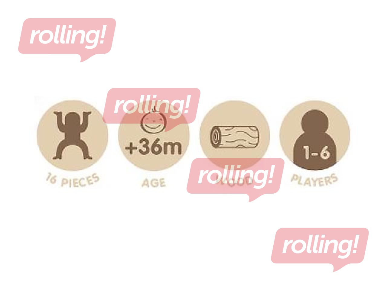 Attīstošā Milan koka rotaļlieta – Citplanētiešu tornis