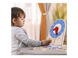 Koka mācību pulkstenis Viga