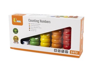 Koka rotaļlieta, skaitāmie kauliņi Viga