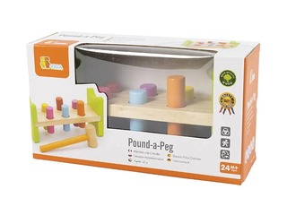 Koka rotaļlieta ar āmuru Viga