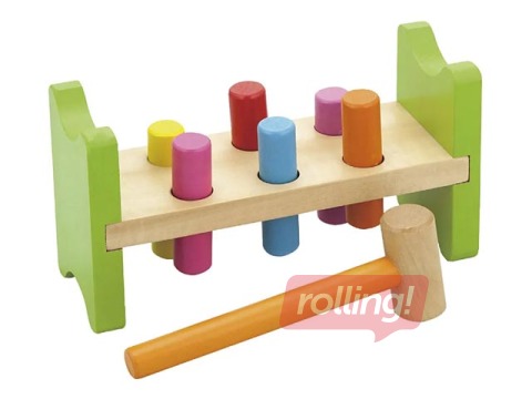 Koka rotaļlieta ar āmuru Viga