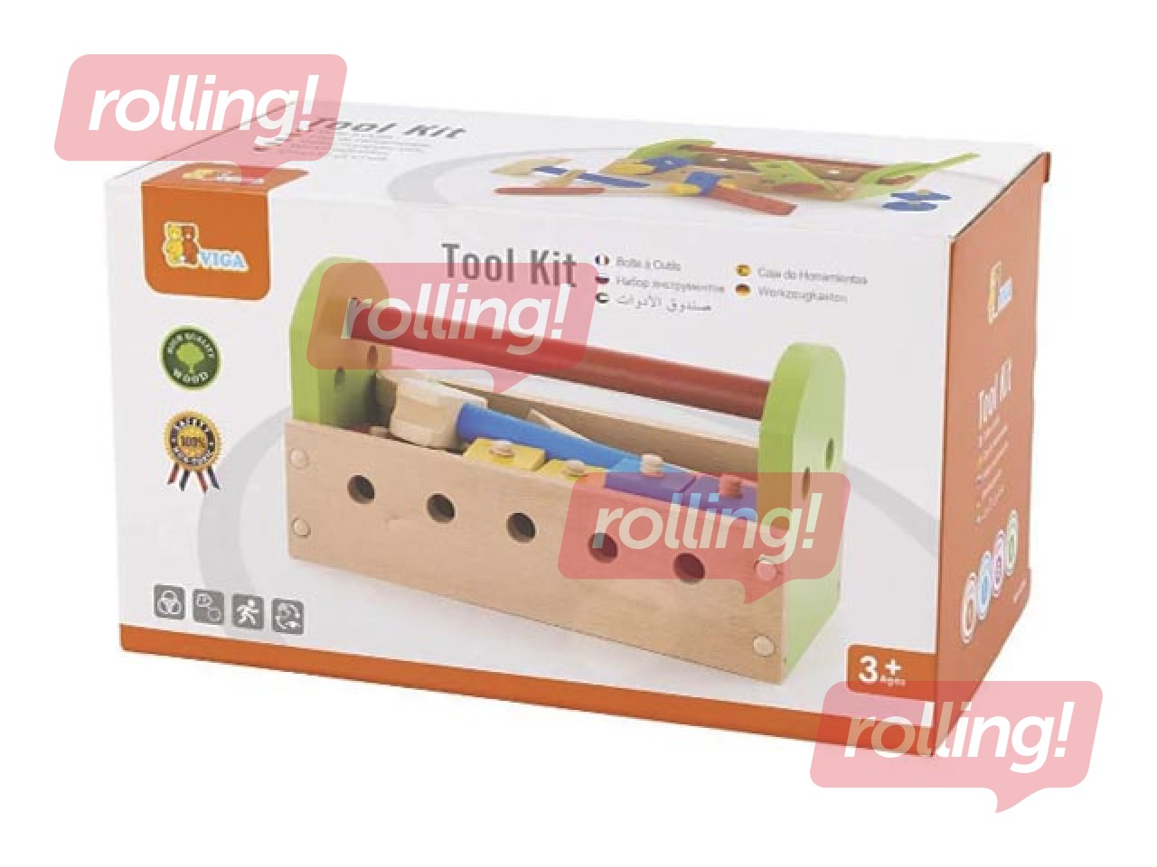 Rotaļlietu instrumentu kaste Viga