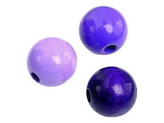 Koka pērlītes 8mm, 85 gab.,violetas