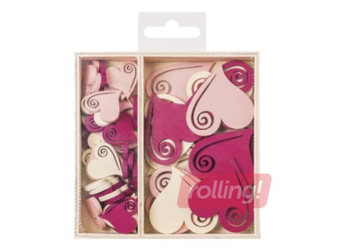 Koka dekori Romantic Heart, 54 gab.