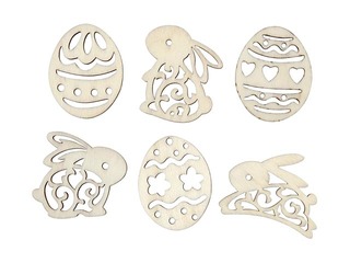 Koka Lieldienu dekori, 24 gab