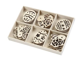 Koka Lieldienu dekori, 24 gab