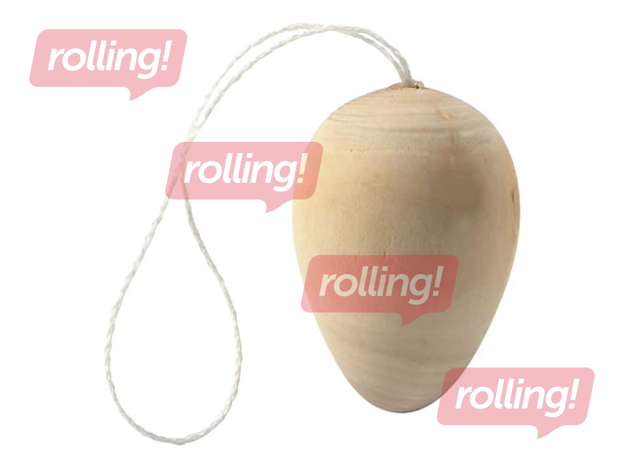 Koka dekors - olas, ar aukliņu, 15 gab.