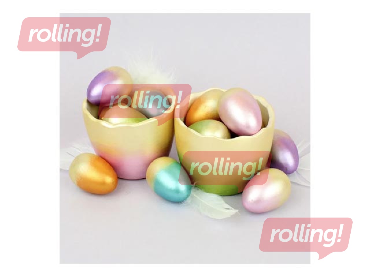 Koka dekors - olas, ar aukliņu, 15 gab.