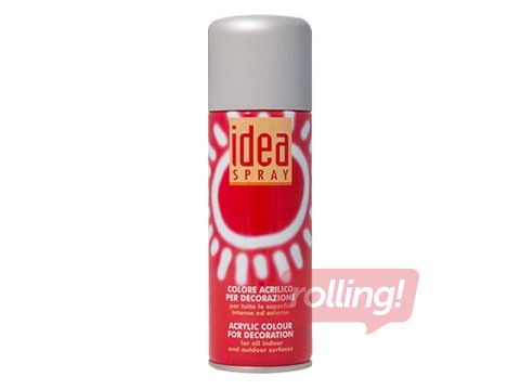 Pūšamā akrilkrāsa, matēta, sudraba hroms, 200 ml