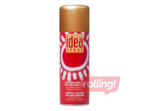 Pūšamā akrilkrāsa, matēte, zelta hroms, 200 ml