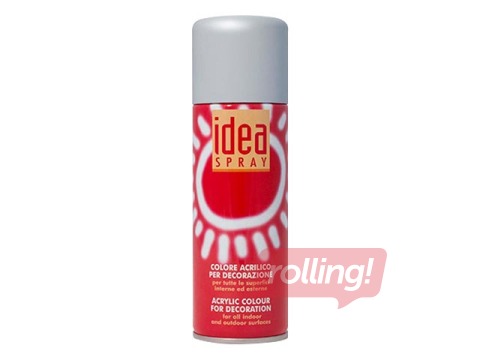 Pūšamā akrilkrāsa, matēta, silti pelēka, 200 ml