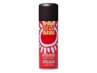 Pūšamā akrilkrāsa, matēta, melna, 200 ml