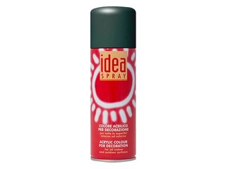 Pūšamā akrilkrāsa, matēta, tumši zaļa, 200 ml