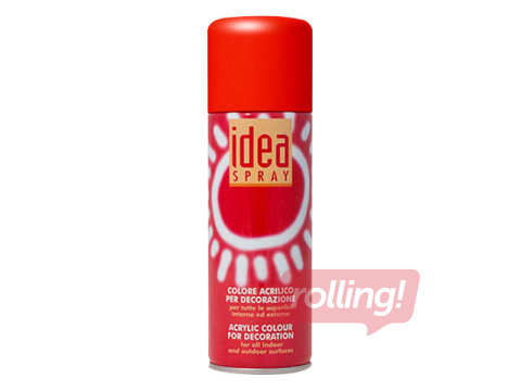 Pūšamā akrilkrāsa, matēta, spilgti sarkana , 200 ml