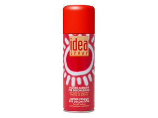 Pūšamā akrilkrāsa, matēta, spilgti sarkana , 200 ml
