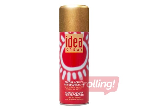 Pūšamā akrilkrāsa, matēta, spoži zelts, 200 ml