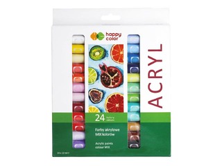 Akrila krāsas Happy Color 24kr.х12ml (tūbiņas)