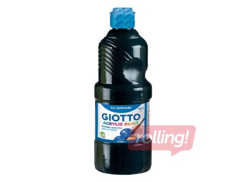 Akrila krāsa Giotto, 500ml, melna