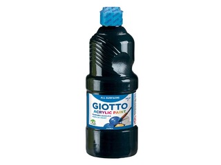 Akrila krāsa Giotto, 500ml, melna