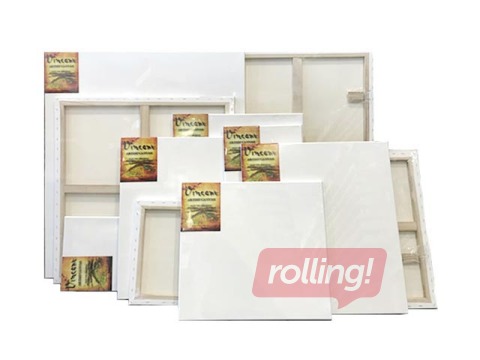 Audekls Vincent 24x19 cm, gruntēts, ar apakšrāmi