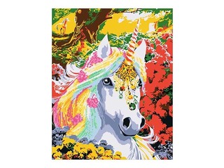 Dimanta mozaīka + gleznošana pēc numuriem, 40x50cm