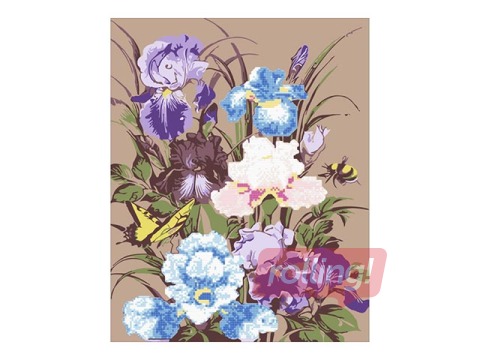 Dimanta mozaīka + gleznošana pēc numuriem, 40x50cm