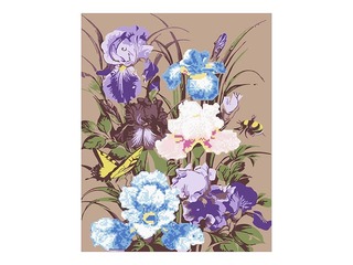 Dimanta mozaīka + gleznošana pēc numuriem, 40x50cm