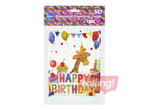 Dimanta mozaīkas apsveikuma kartiņas 