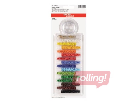 Pērlīšu izlase 5mm ar piederumiem, necaurspīdīgas