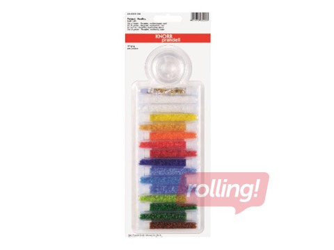 Pērlīšu izlase 2.5mm ar piederumiem, matētas