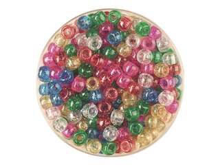 Pērlītes Ø 7mm, liels caurums, dažādas krāsas ar spīdumiem