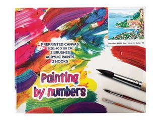 Komplekts gleznošanai pēc numuriem