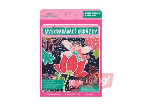 Skrāpējamā grāmatiņa Pasaku dārzs