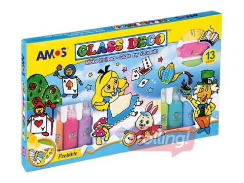 Stikla dekorēšanas krāsu komplekts, Glass Deco GD22P13