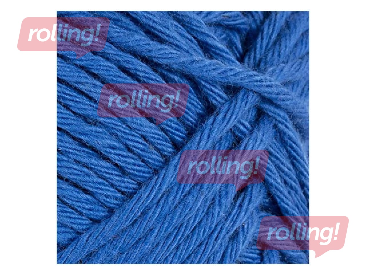 Kokvilnas dzija, zila, 50g