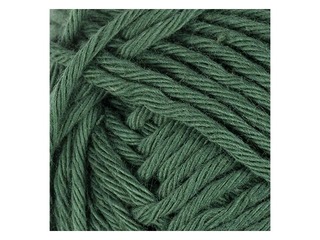 Kokvilnas dzija, tumši zaļa, 50g