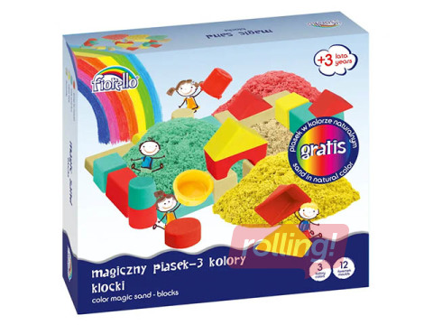 Smiltis kinētiskās, Fiorello, 700g., ar klucīšiem