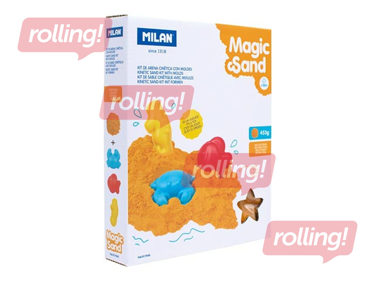 Smiltis kinētiskās, Milan, 453g., ar formiņām