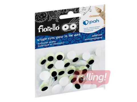 Kustīgās actiņas, Fiorello, 12 mm, 50 gb, pašlīpošas, fluo