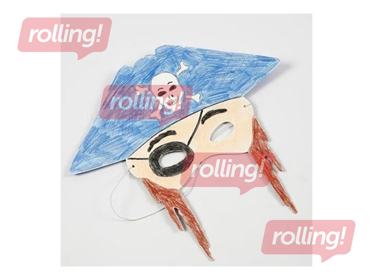 Pirātu maskas, 16 gab.