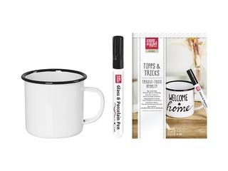 Dari pats radošais komplekts - krūze + marķieris