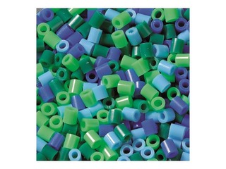 Kausējamas pērlītes, 2000gab., zilas-zaļas