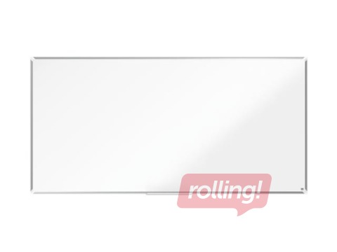 Sienas tāfele alumīnija rāmī Nobo Premium Plus, 200 x 100 cm, emaljēta virsma, balta 